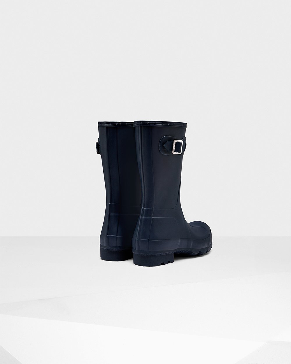 Men Hunter Original | Short Rain Boots Navy | NZ-56821-WTIK